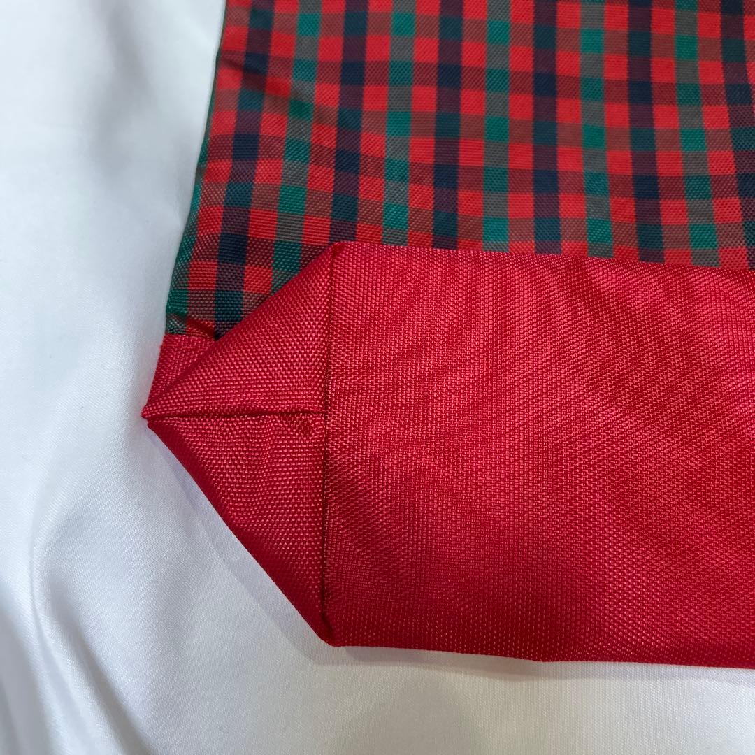 ファミリア familiar トートバッグ レッスンバッグ かばん 赤