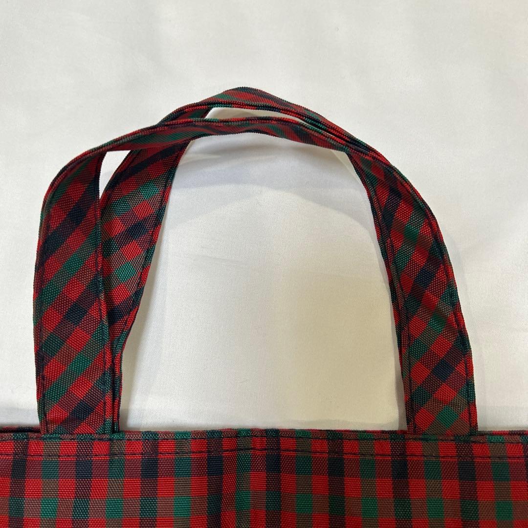 ファミリア familiar トートバッグ レッスンバッグ かばん 赤