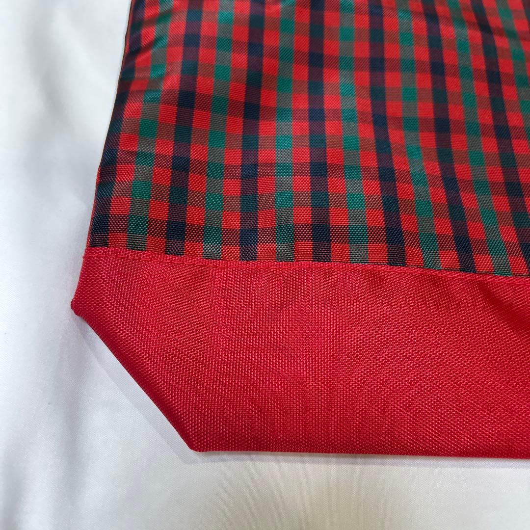 ファミリア familiar トートバッグ レッスンバッグ かばん 赤