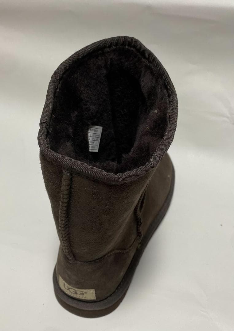 【未使用・保管品】UGG ムートンブーツクラシックショート茶 25cm 正規品