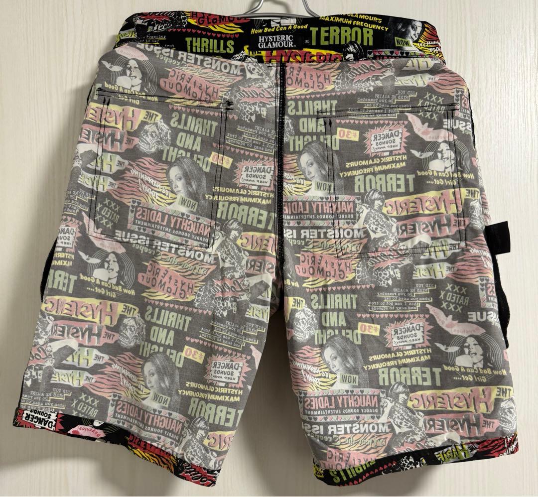 ヒステリックグラマー 水陸両用 2way スイムショーツ M 総柄パンツ