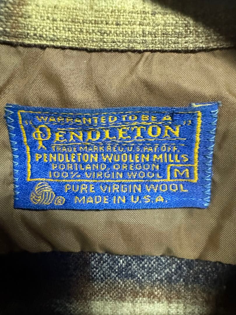 j*s様 USA製 70s PENDLETON ペンドルトン ボードシャツ Mサ