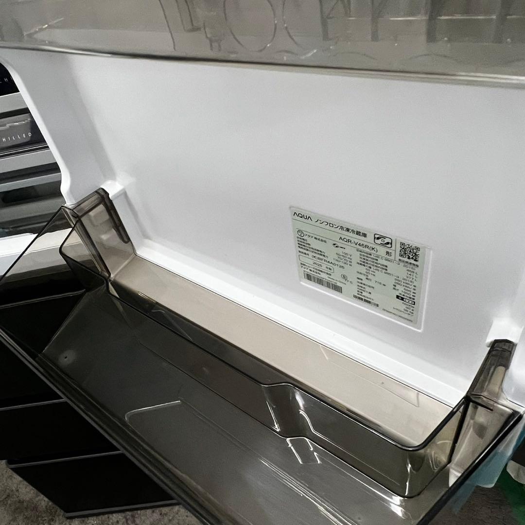 958　冷蔵庫　【未使用】　25年製　綺麗　アクア　大容量　450L　設置無料‼️