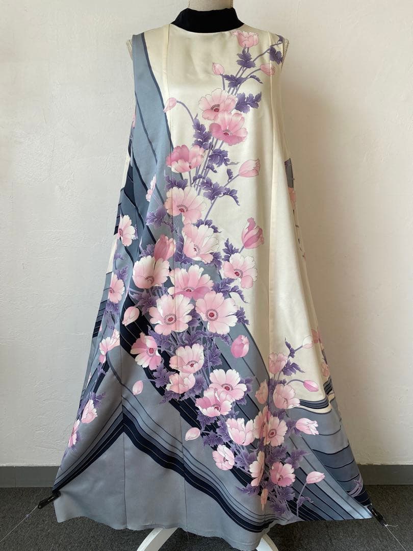 3270 着物　リメイク　ドレス　ワンピース