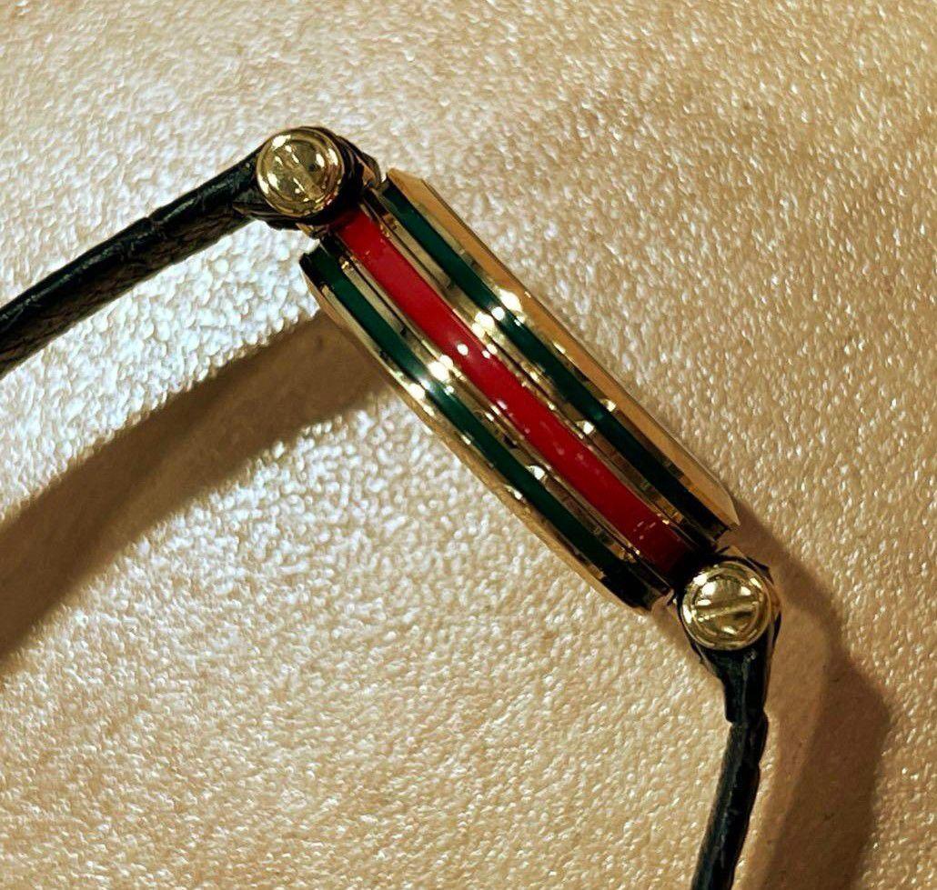 美品GUCCI レディース 腕時計 サイドシェリー ヴィンテージ 可動品