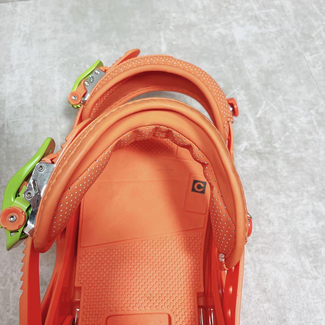 BURTON CUSTOM ビンディング Mサイズ オレンジ