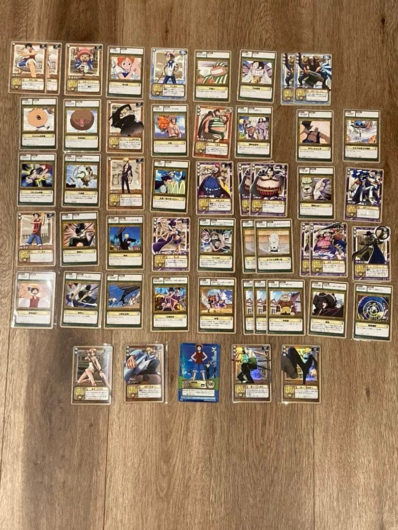 ワンピースカード　旧裏　初期　美品　カードダス　ルフィ海賊団