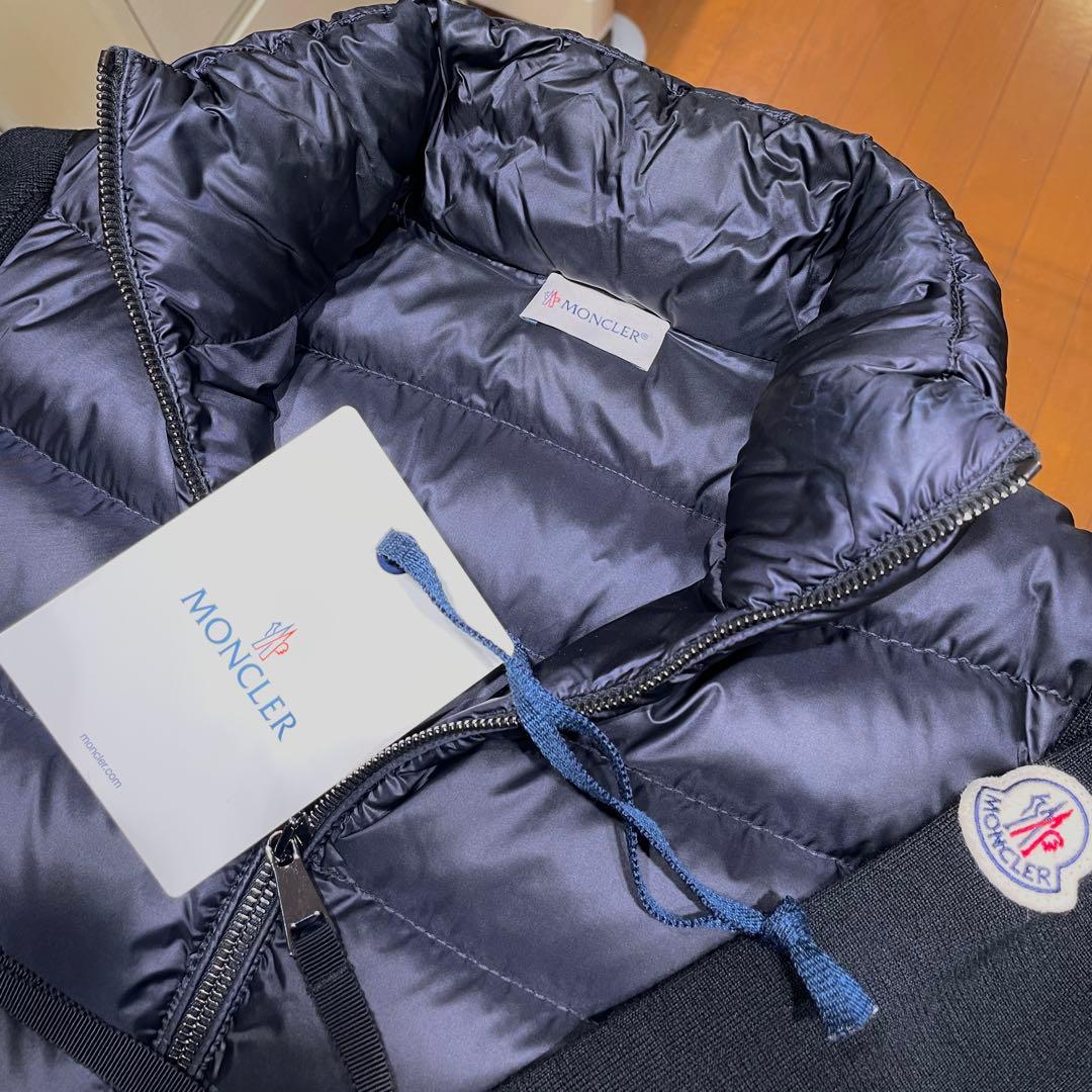 【国内正規品】MONCLER 銀座店購入 レディース ニットダウン ブラックXS
