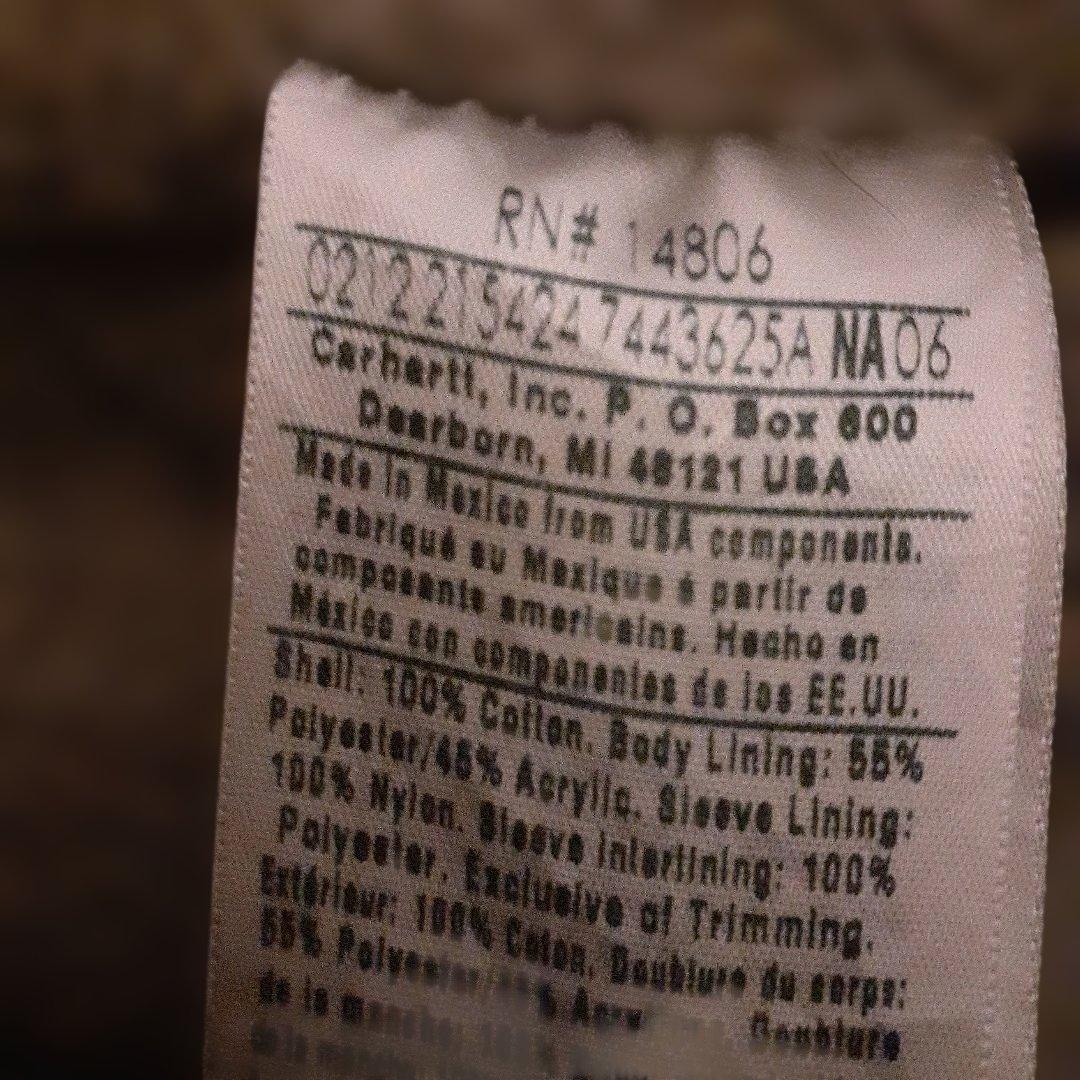 carharttトラディショナルジャケットC61DKB ダークブラウン フェード