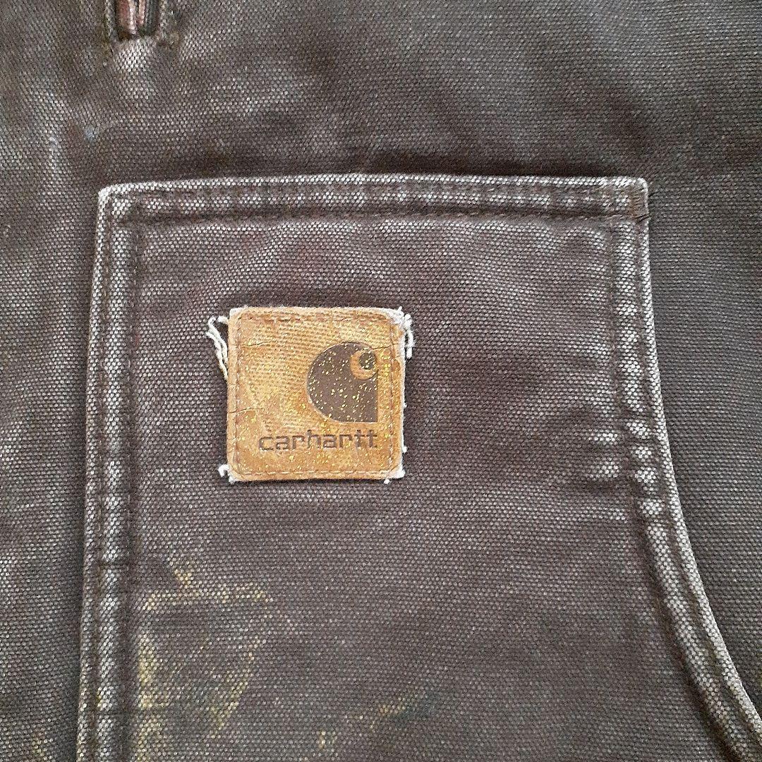 carharttトラディショナルジャケットC61DKB ダークブラウン フェード