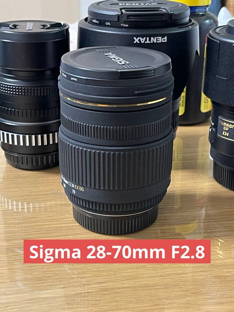 [PK] Sigma 28-70mm F2.8 EX DGズームレンズ