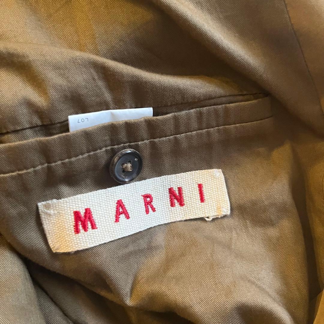 MARNI イタリア製 ベージュ　ハーフジップコート