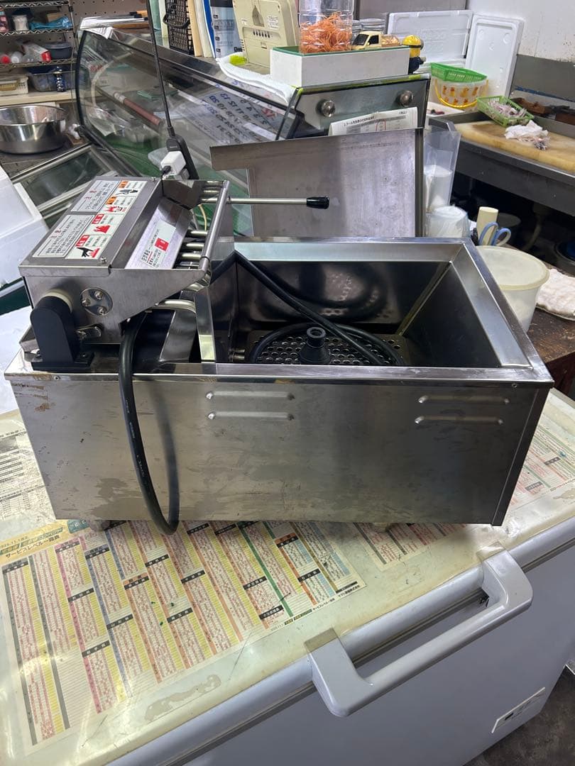 【値下げしました】NICHIWA 電気フライヤー 200V 4KW