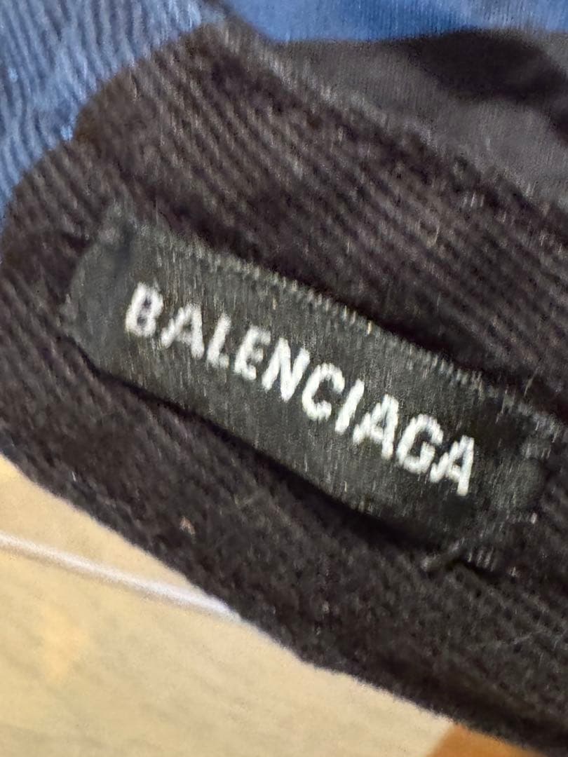 BALENCIAGA バレンシアガ ロゴ刺繍 キャップ 【正規・美品】