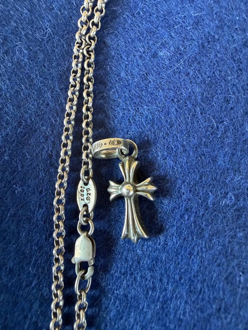 クロムハーツ　ベイビーファット　クロス　シルバー　ダイヤ　純正オリジナル
