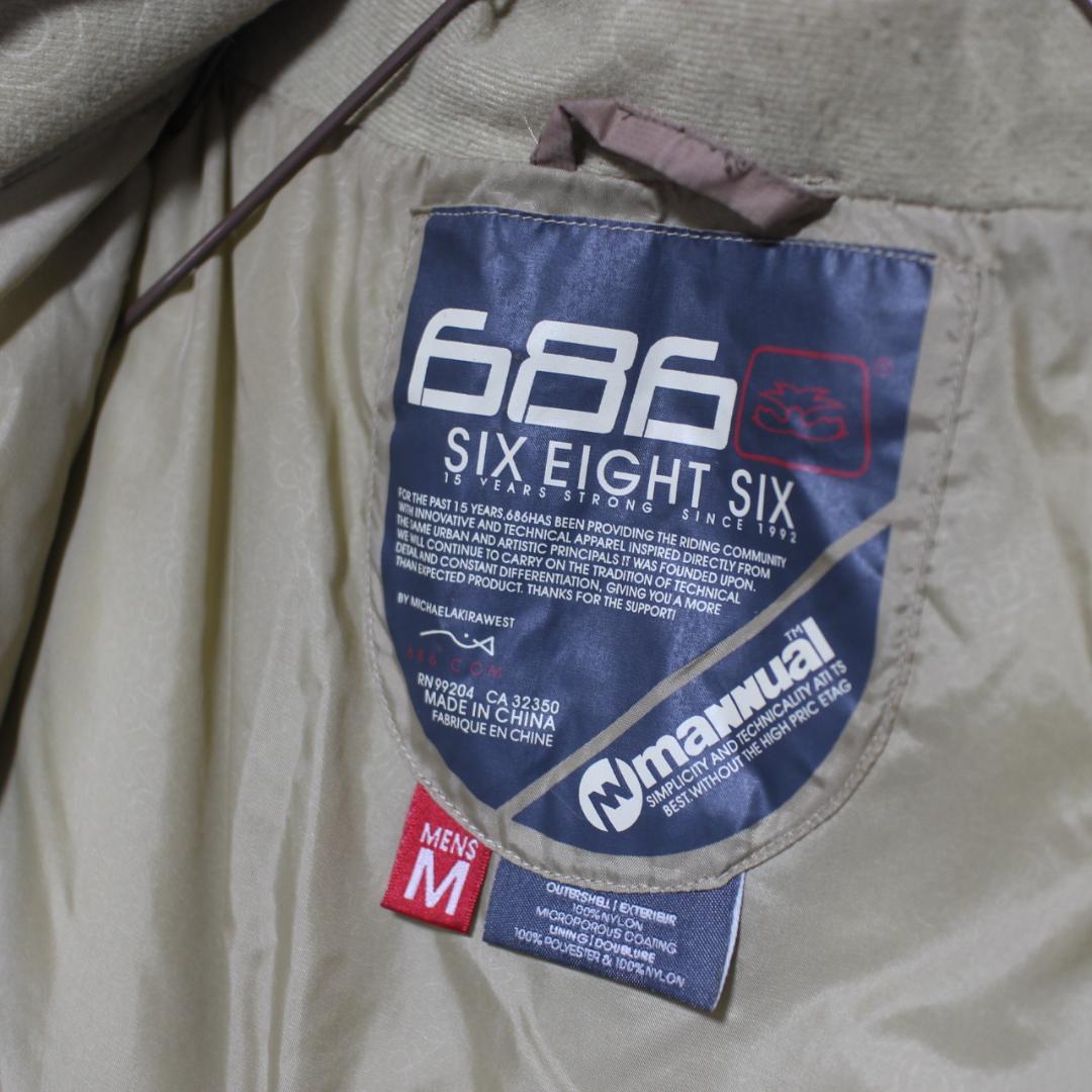 【変色有り 中綿入り】高機能【M】US 686 スノーボード ダウンジャケット