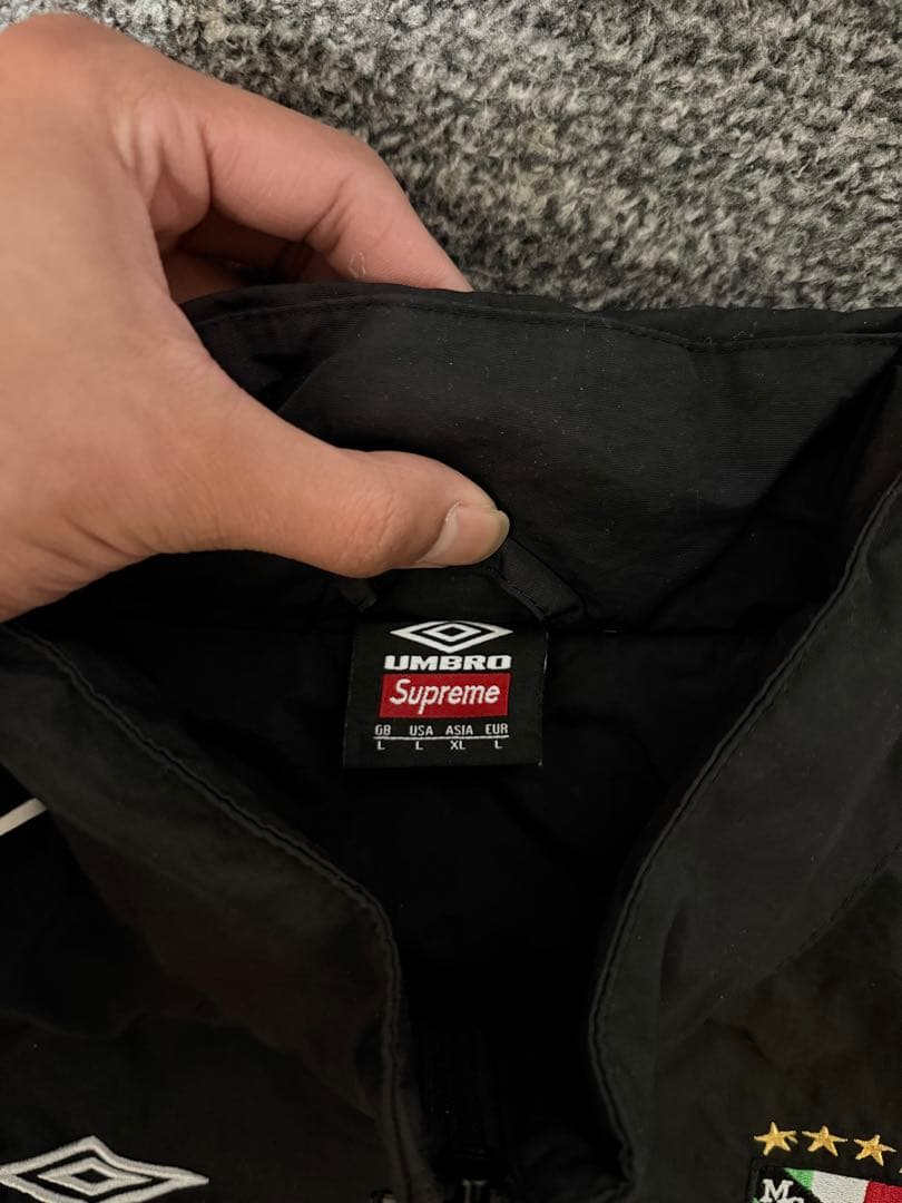 お*か様 Supreme ナイロンジャケット 黒
