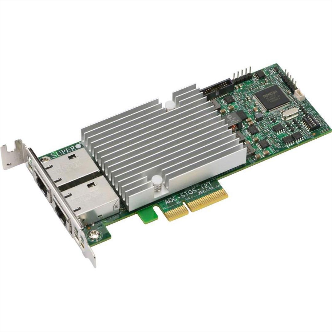 新品 ネットワークカードSuperMicro デュアルポート 10Gbase-T