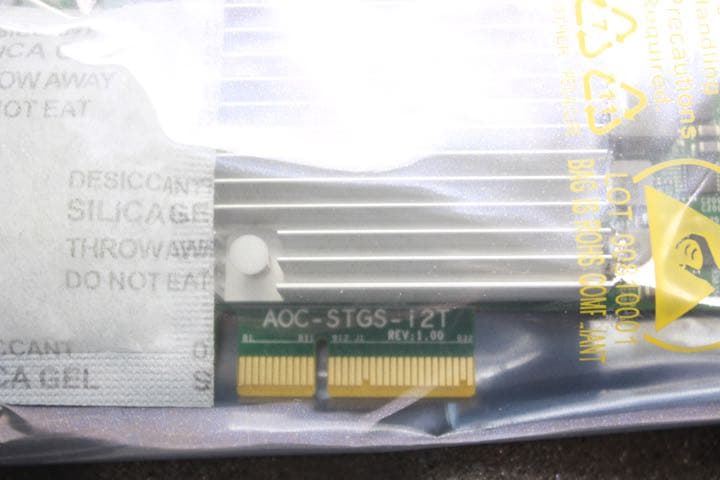 新品 ネットワークカードSuperMicro デュアルポート 10Gbase-T