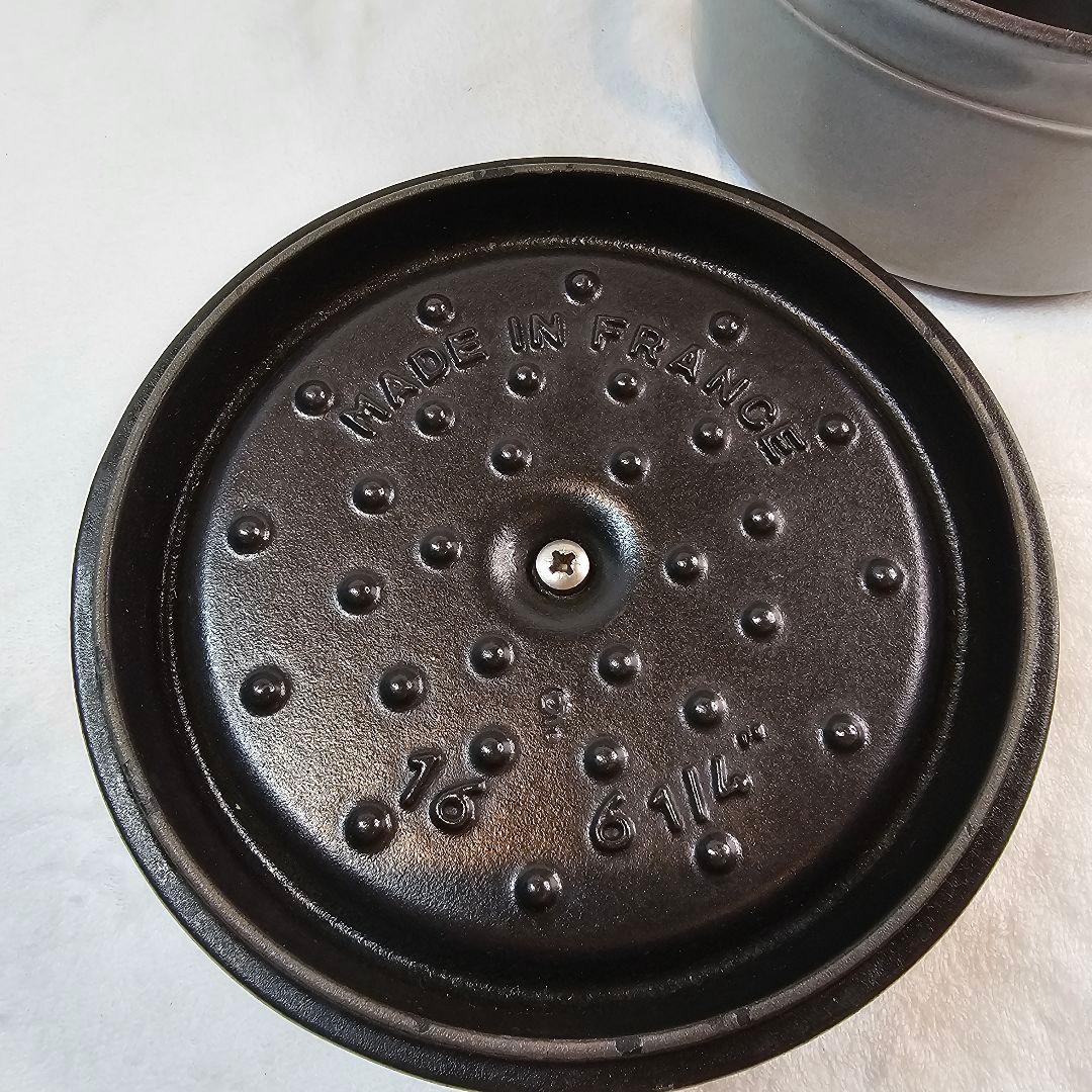 STAUB ストウブ LA COCOTTE 鉄物 両手鍋16CM グレー