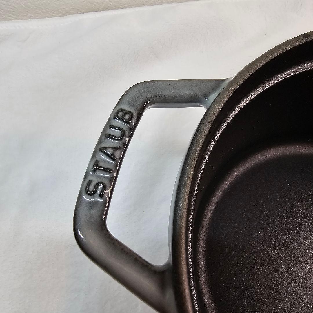 STAUB ストウブ LA COCOTTE 鉄物 両手鍋16CM グレー