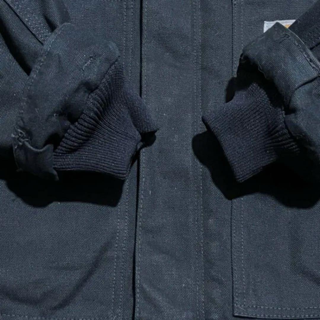 古*ー様 【希少】 00sカーハート トラディショナルジャケット ダック ブラッ