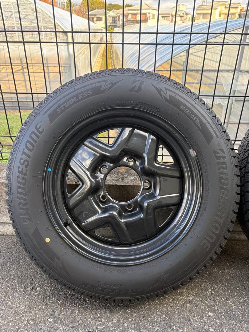 JB64 純正ホイール ブリヂストンDM-V3 175/80R16 2021年製