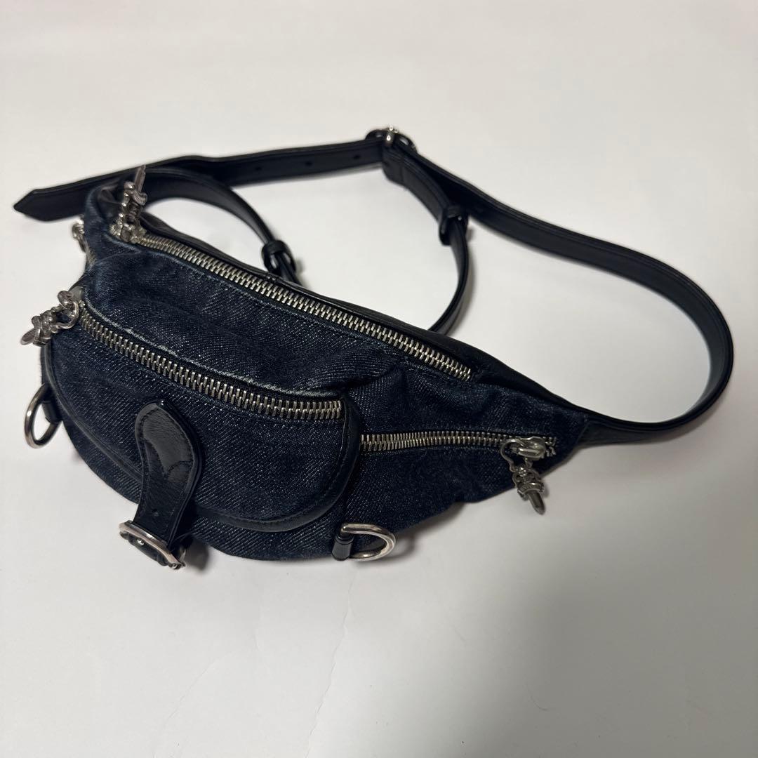 chrome hearts MINI SNAT PACK DENIM バッグ
