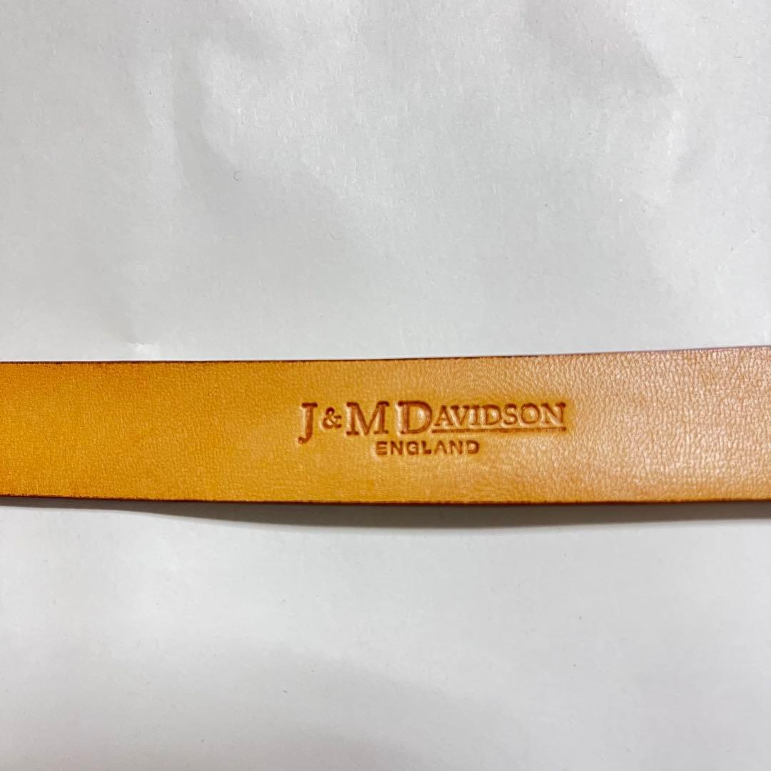 【専用】J&M Davidsonのクロコの型押しレザーベルト