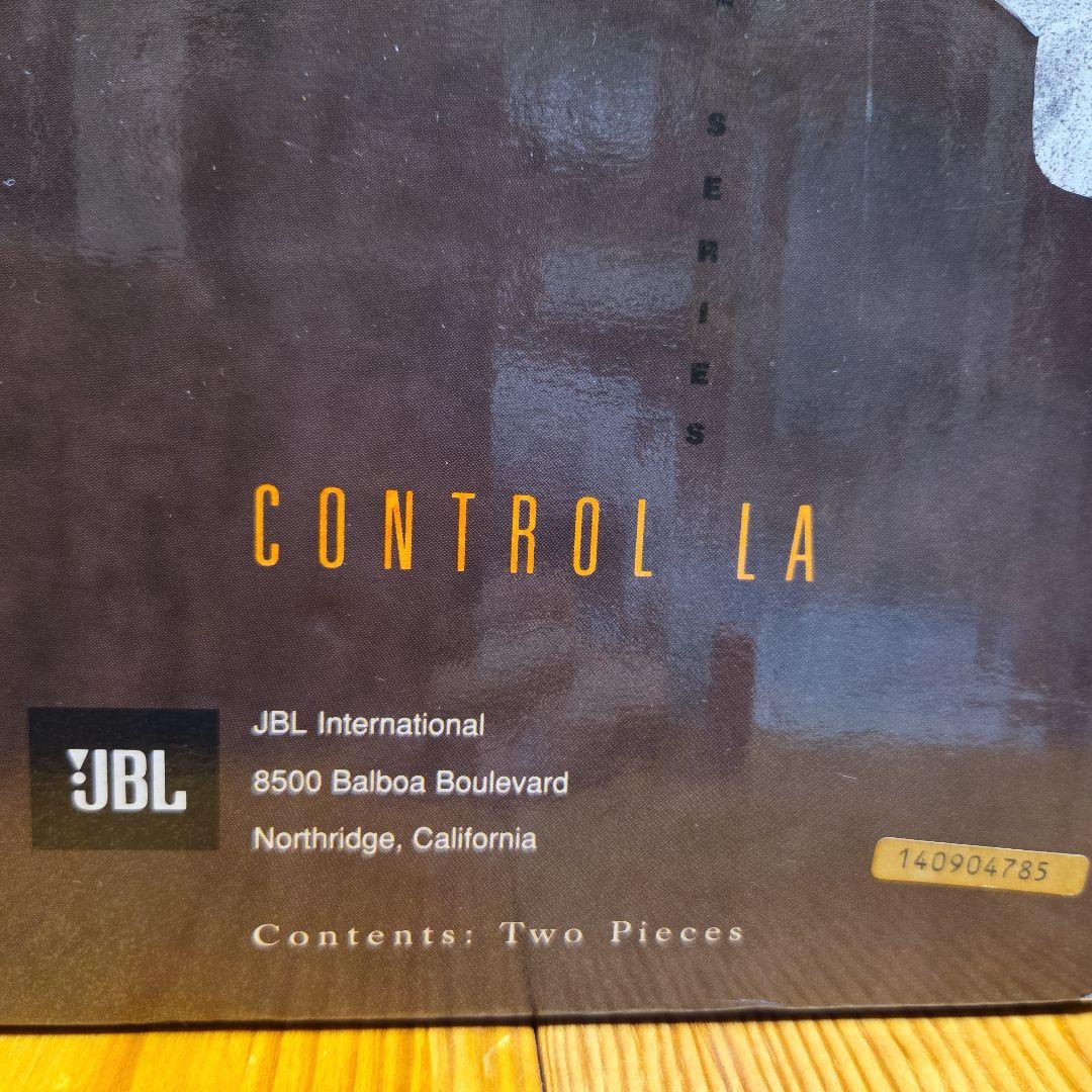 【完動美品】JBL CONTROL LA スピーカー 1ペア　純正外箱有り