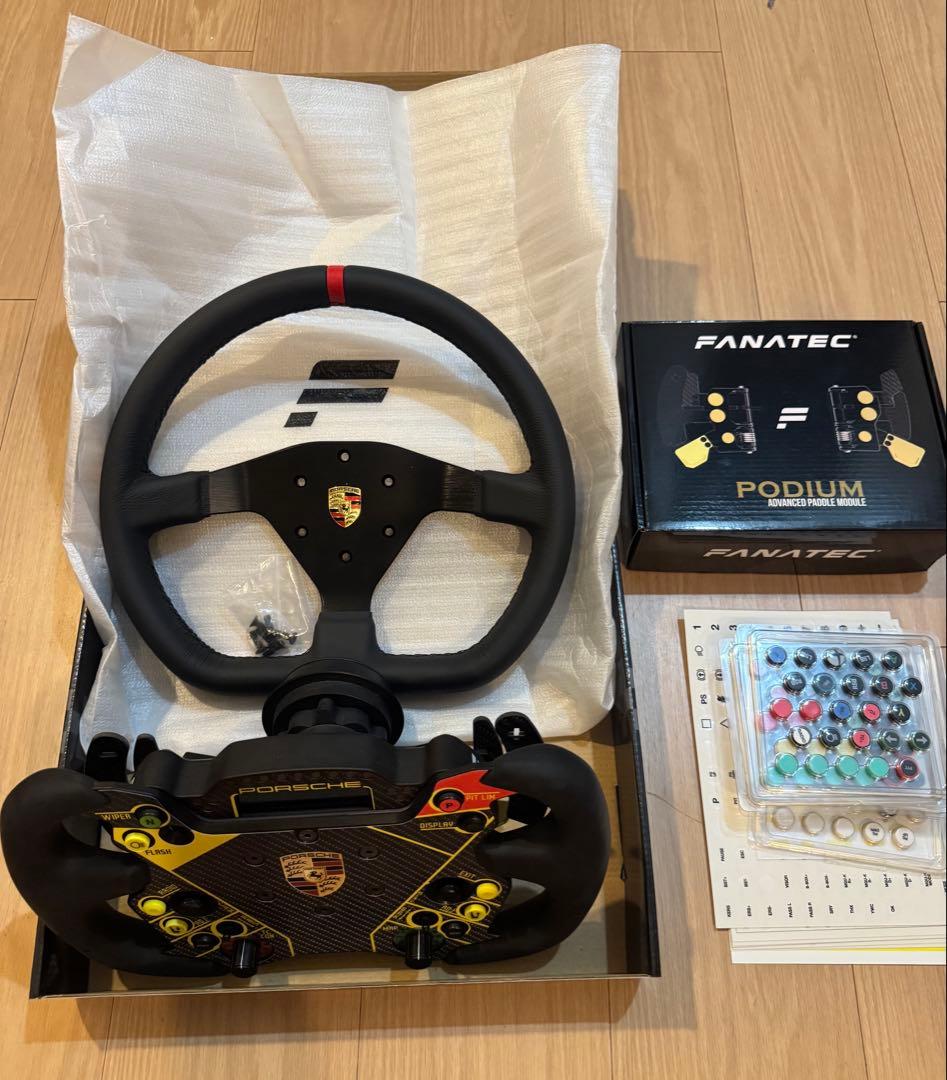 PC用ゲームコントローラー・コンバーター FANATEC Podium GT3 Endurance PORSCHE QR2
