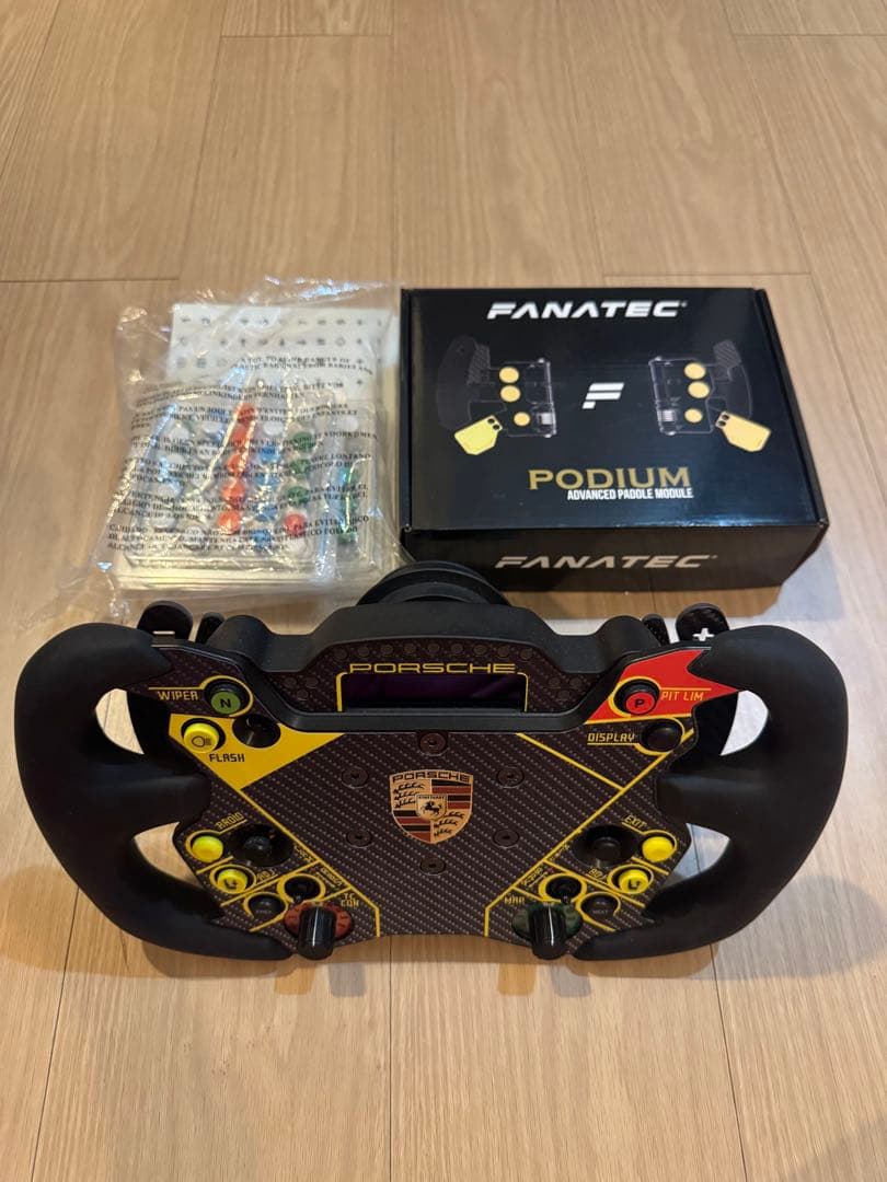 PC用ゲームコントローラー・コンバーター FANATEC Podium GT3 Endurance PORSCHE QR2