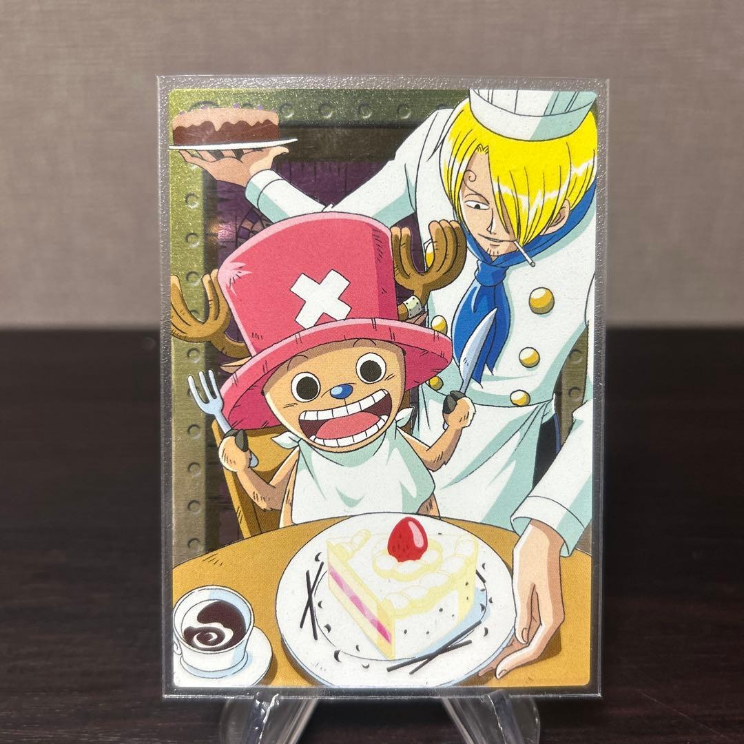 ワンピース　アマダ　エッチングカード　サンジ&チョッパー　当時物　貴重