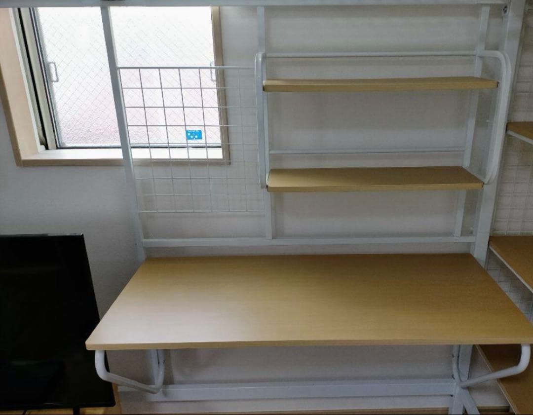 NITORI 美品 ロフトベッドアルルN デスク付き