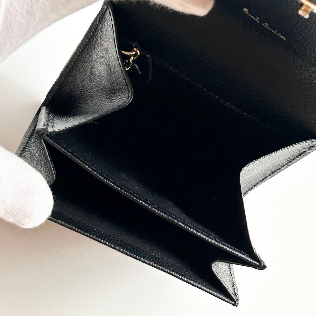 Paul Smithポールスミス ケース キーチェーン付 パネルディテール