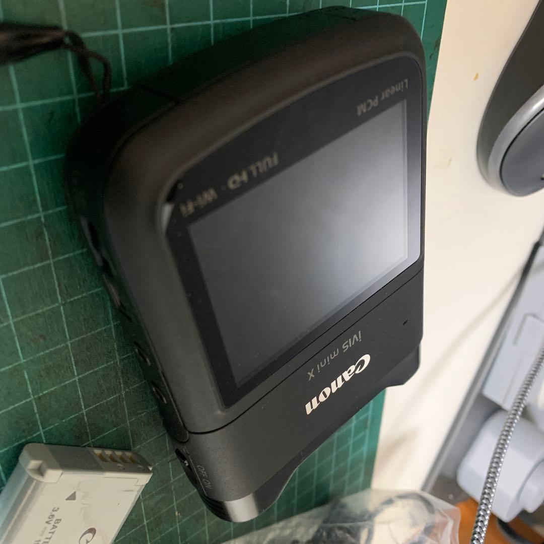Canon ivis mini X +予備バッテリー+コンパクトパワーアダプター