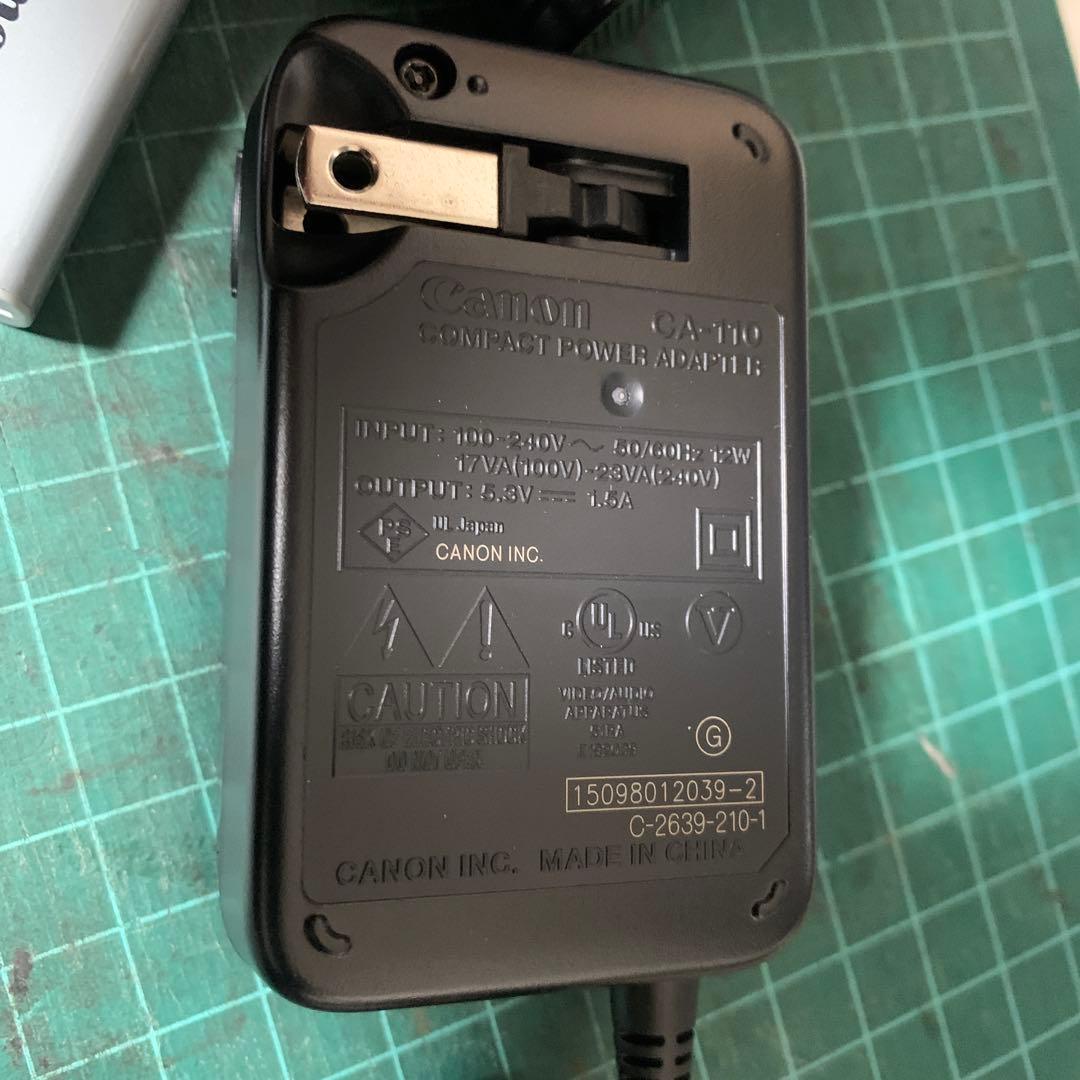 Canon ivis mini X +予備バッテリー+コンパクトパワーアダプター