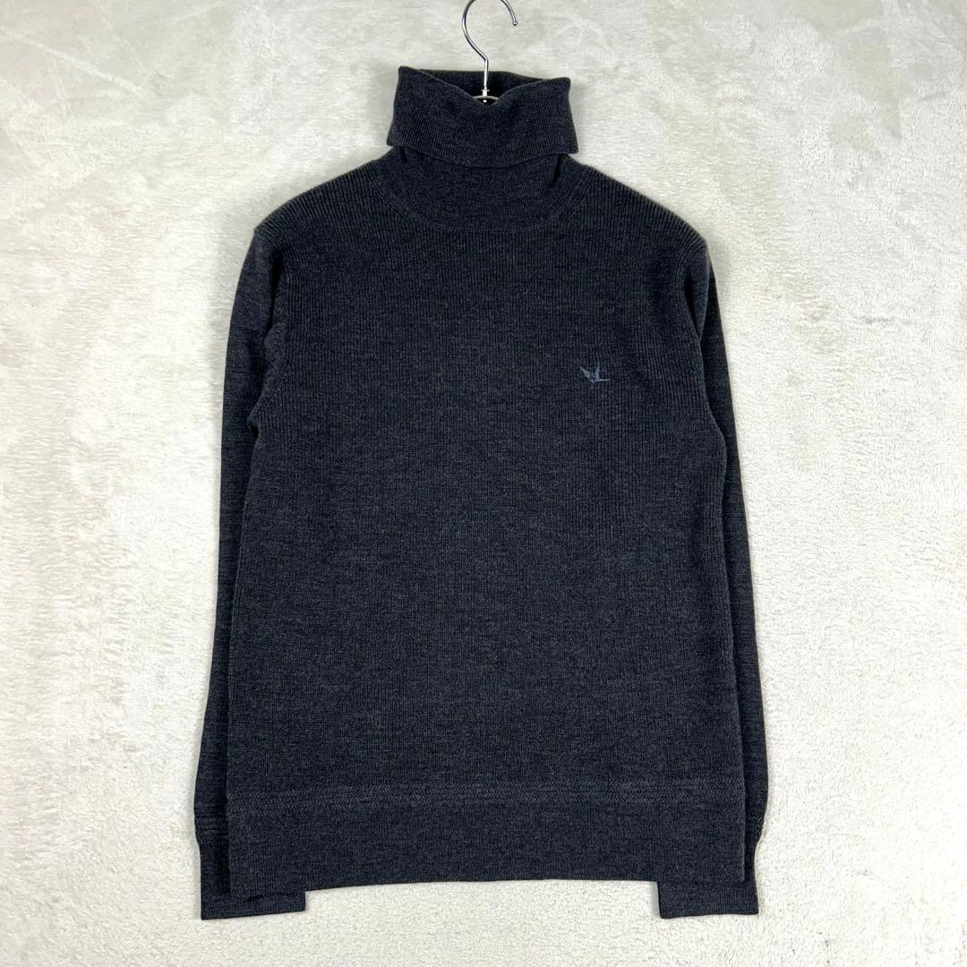 2023AW☆1piu1uguale3 turtle neck black IV