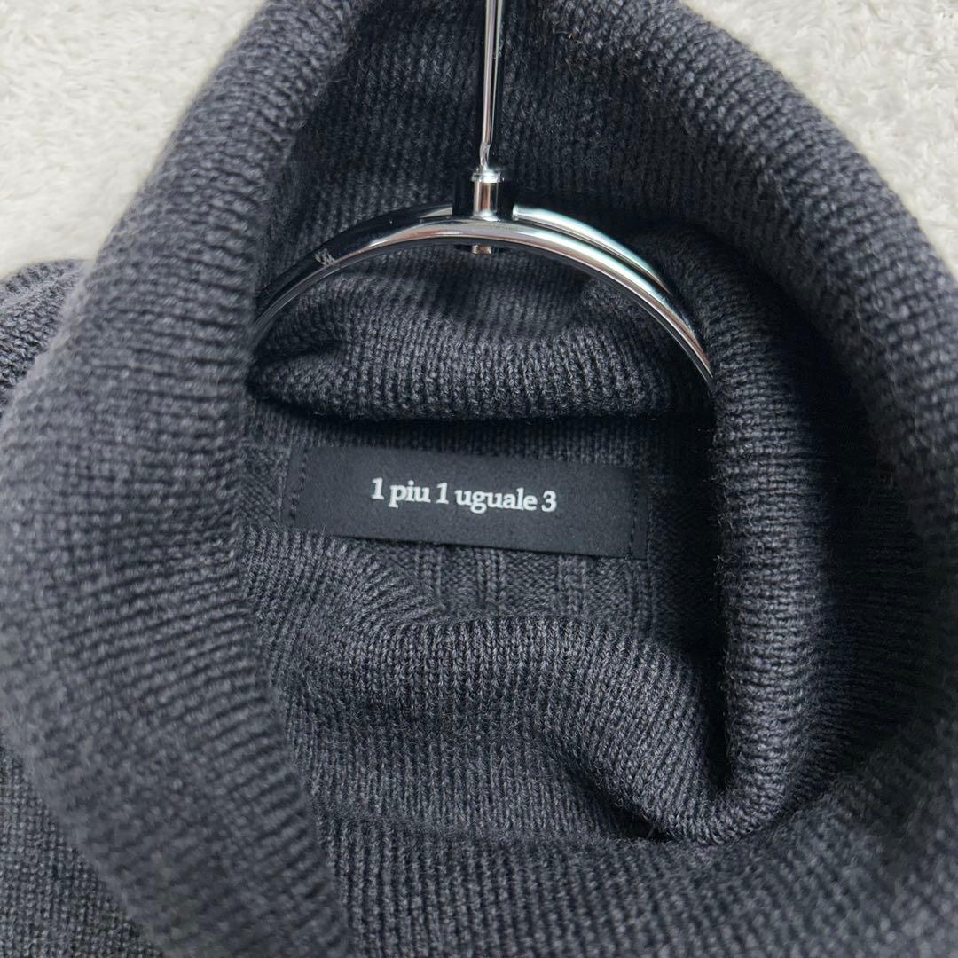 2023AW☆1piu1uguale3 turtle neck black IV