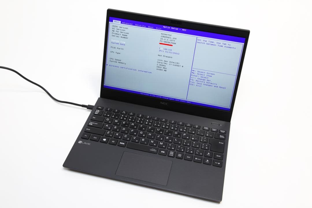 【高性能11世代Core-i7／16GBメモリ／訳あり特価】NEC LAVIE