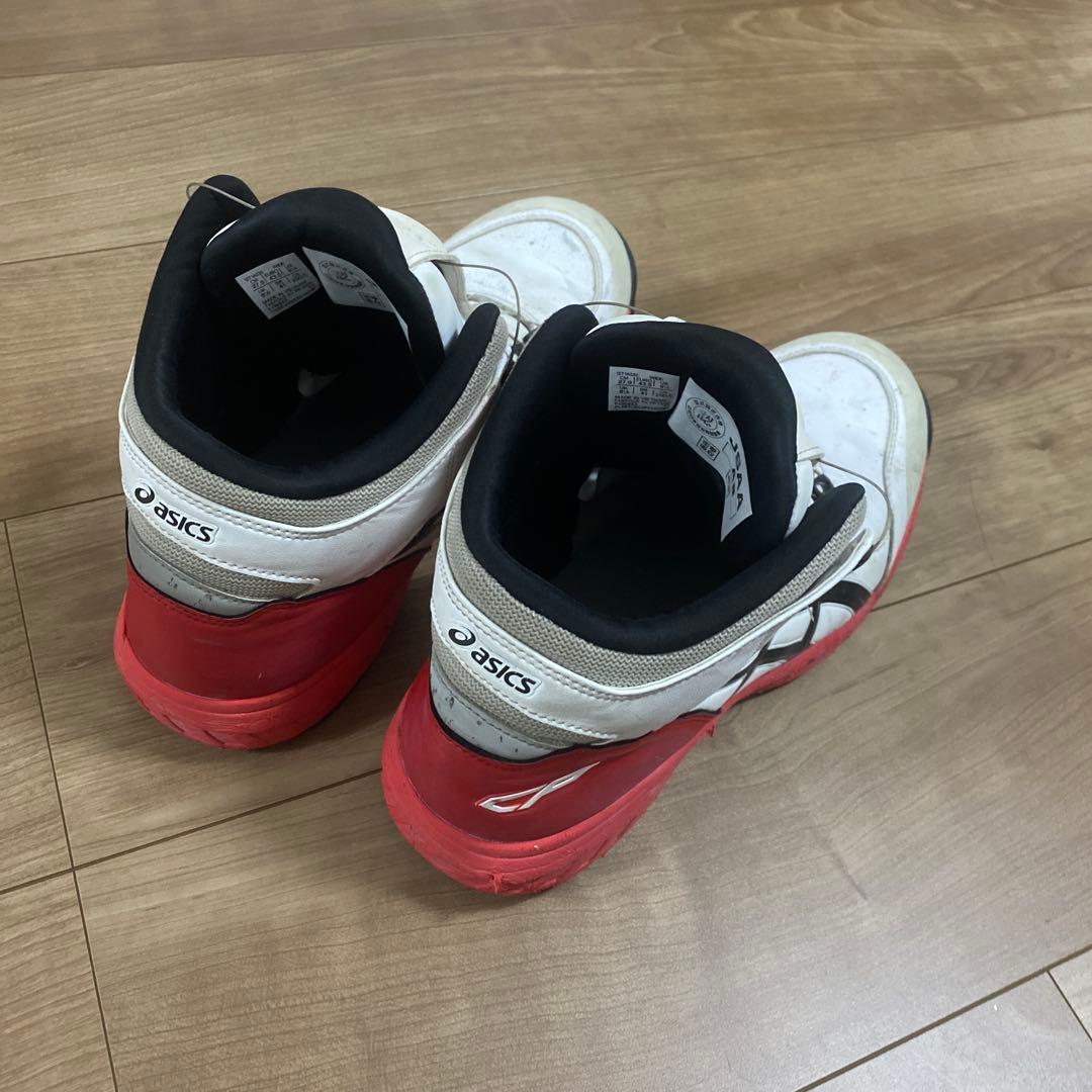 ASICS SOA 安全靴 ホワイト/レッド