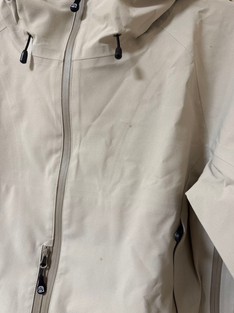 unfudge クラウドジャケット　L ベージュ　23-24 メンズ 3レイヤー