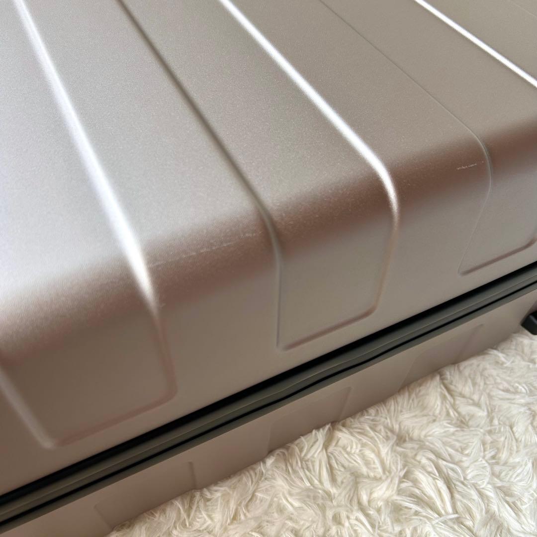 未使用　無印良品　バーを自由に調整出来るキャリー　75L 4輪　ベージュ