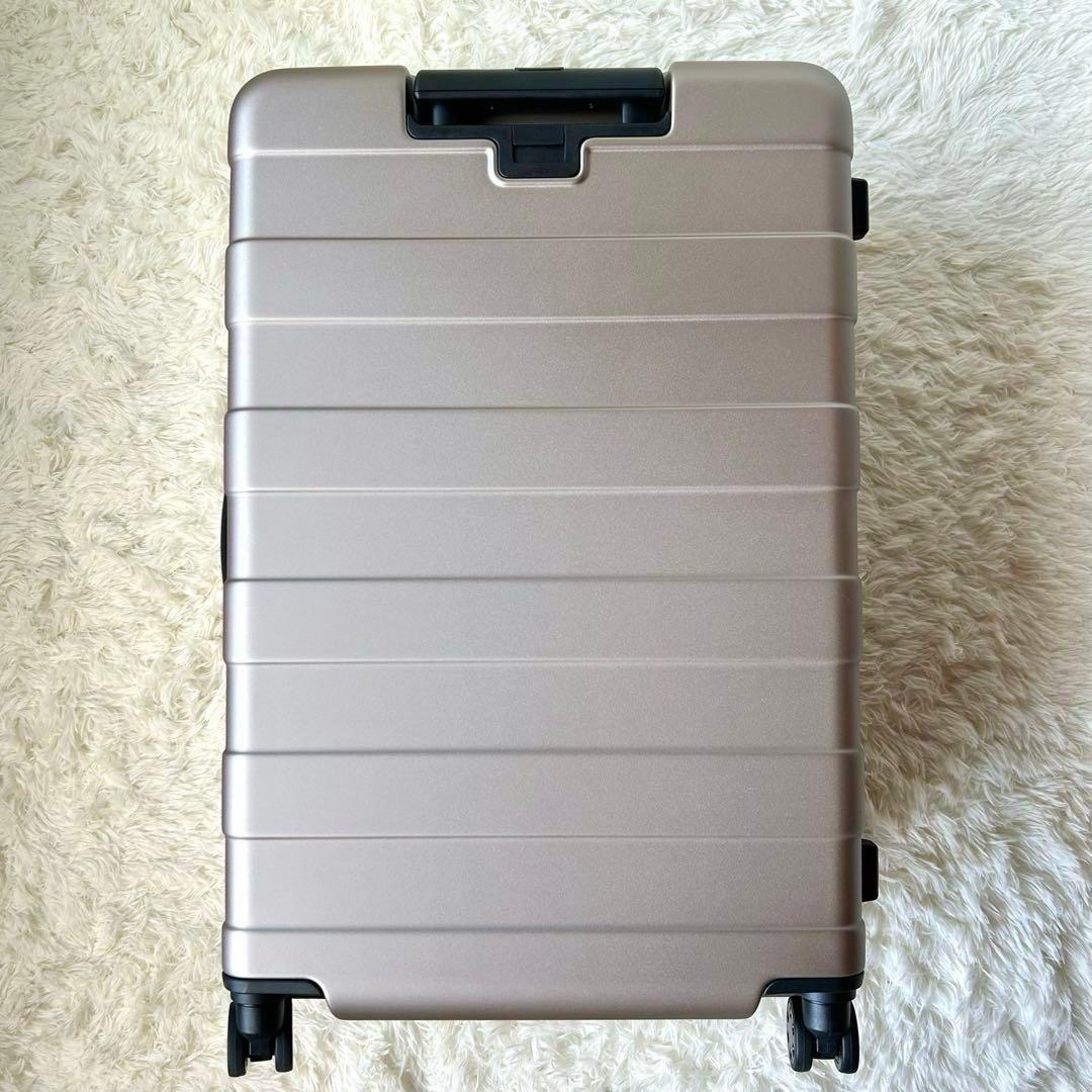 未使用　無印良品　バーを自由に調整出来るキャリー　75L 4輪　ベージュ