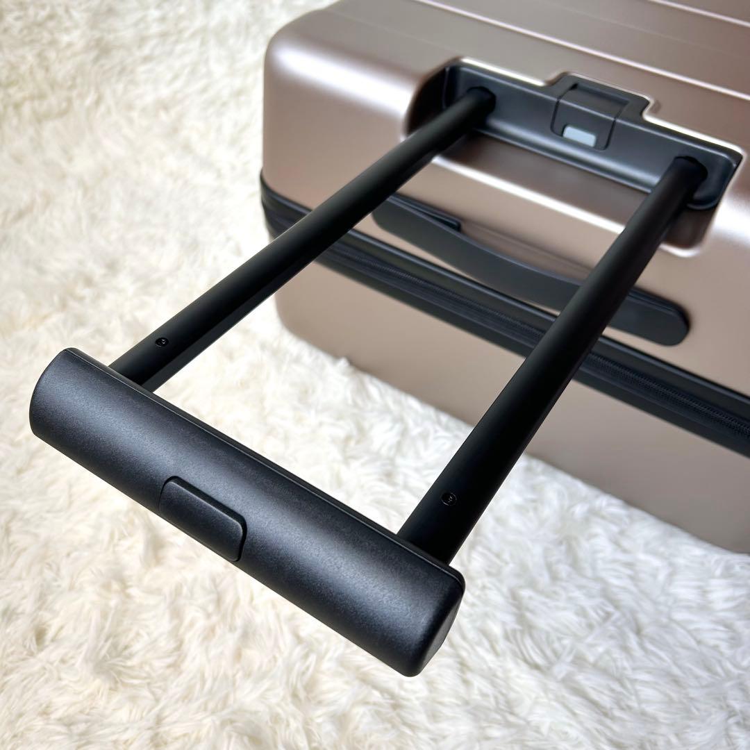 未使用　無印良品　バーを自由に調整出来るキャリー　75L 4輪　ベージュ