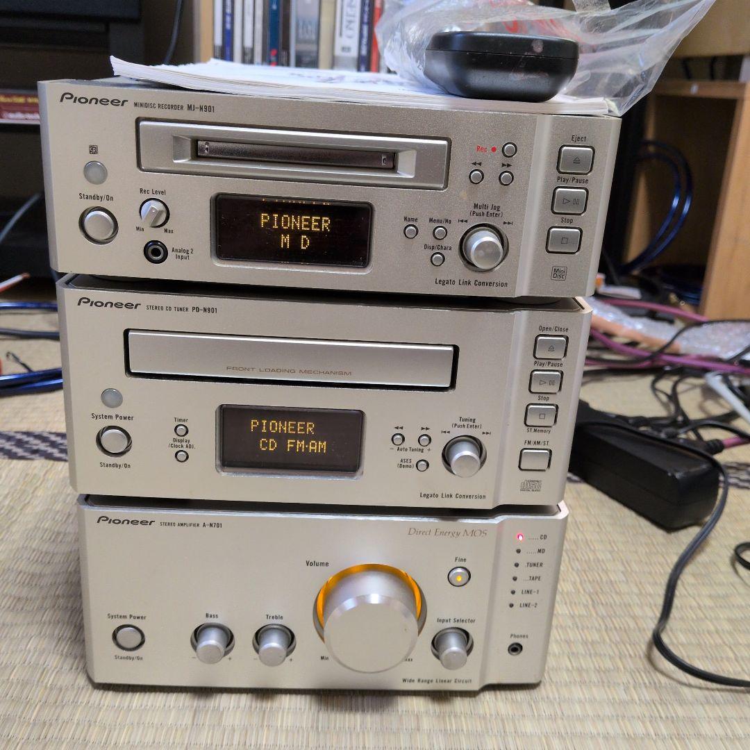 Pioneer A-901 動作確認.CD-MD録音