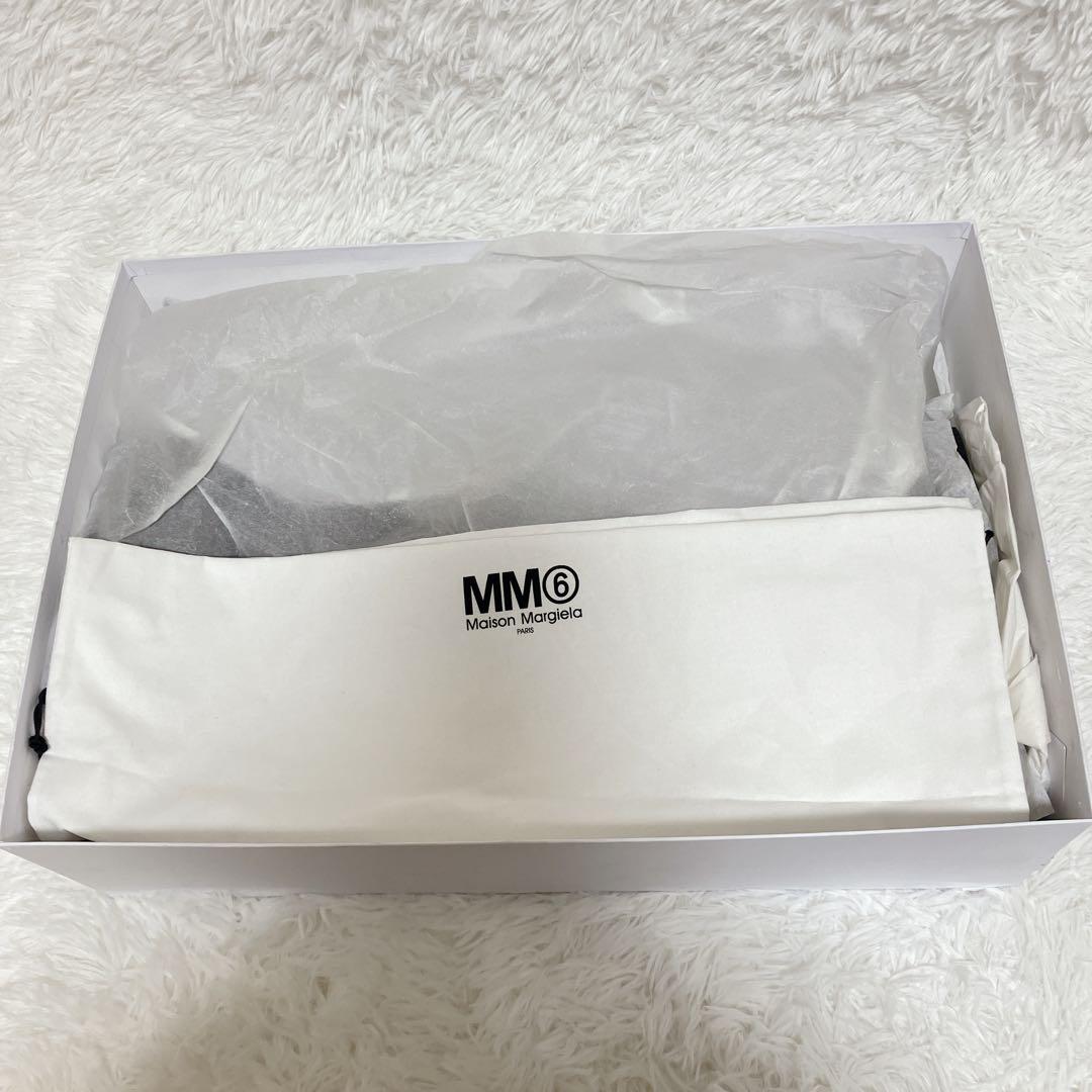 【定価18万】希少 美品 マルジェラ MM6 サイハイ ロングブーツ レザー 黒