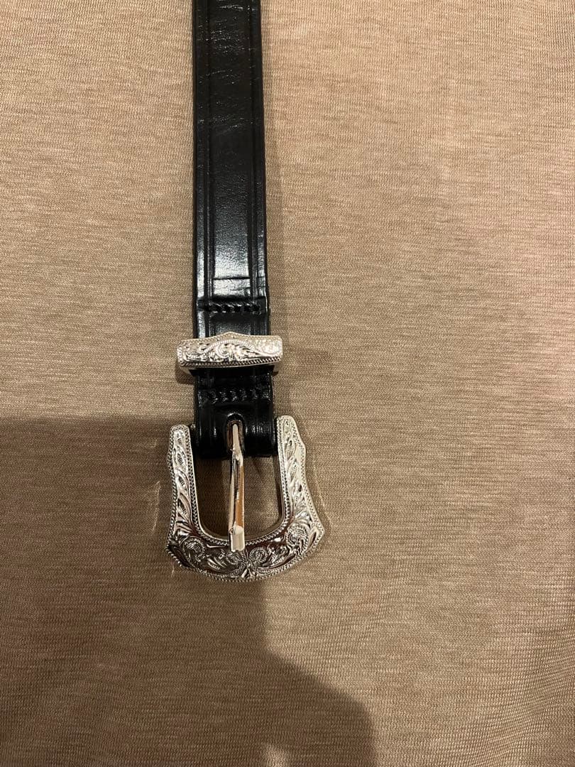 TORY LEATHER WESTERN BELT 32 トリーレザー