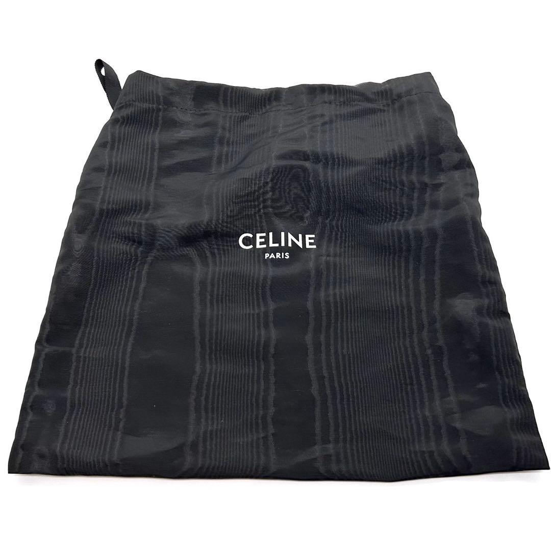 保存袋　セリーヌ　サンダル　バルキー　アウトドア　厚底　黒　24cm 37