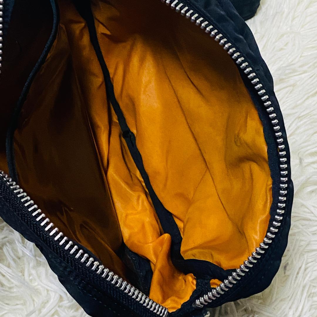 PORTER ポーター タンカー ハーフムーンショルダーバッグ ブラック